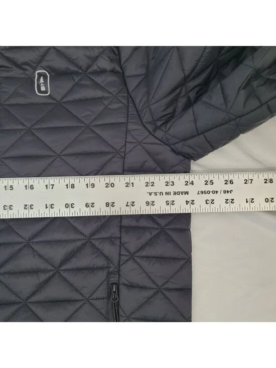 Bass Delta Diamond Outdoor Men's Black Packable Puffer Quilted Jacket Size L NWT - Picture 15 of 16